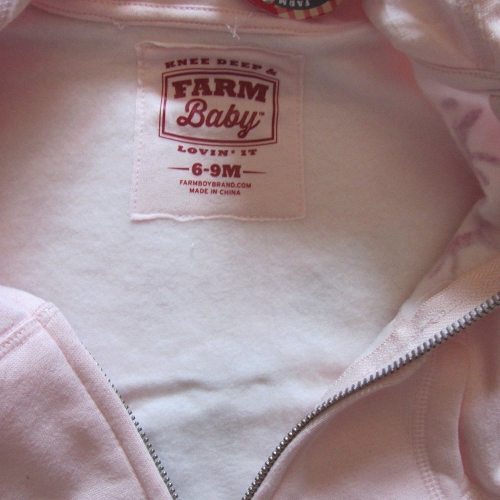 KNEE DEEP FARMGIRL INFANTS SWEATSHIRT BRAND NEW WITH TAGS SIZE 6-9 MONTHS KANGAR - Picture 4 of 8